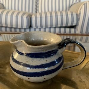 VTG studio pottery creamer signed artist